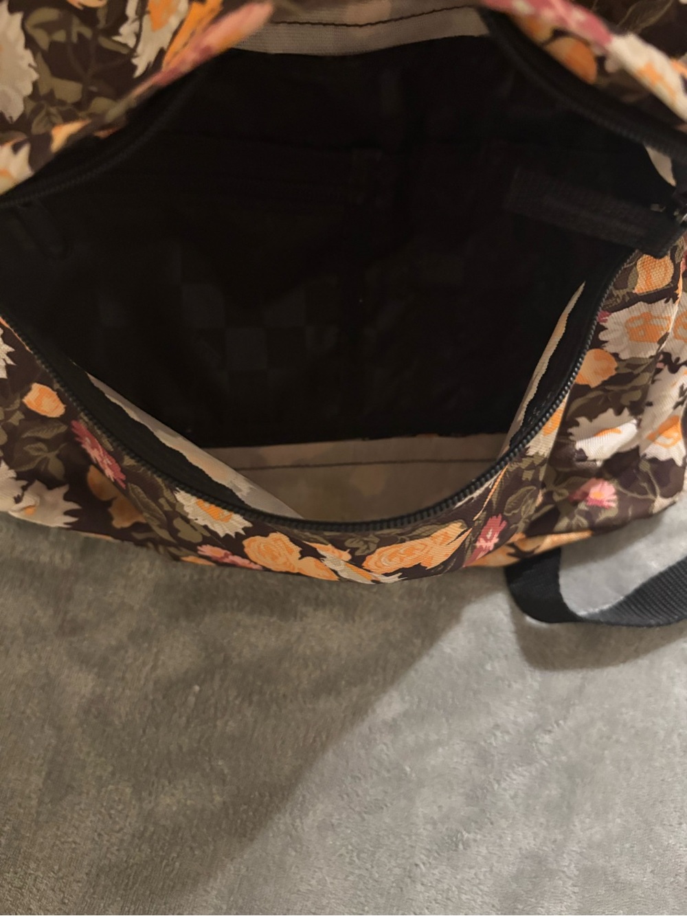 Vans Brown Floral Backpack - Picture 4 of 6